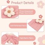 CÉLLOT 5 Pack Soft Baby Flower Headbands