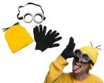 Happy Hippo Adult Costume Set with Beanie, Gloves, Goggles