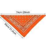 12 Pack Unisex Cowboy Bandanas for Parties