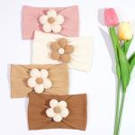 CÉLLOT 5 Pack Soft Baby Flower Headbands