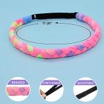 Colorful Adjustable Braided Headbands for Girls