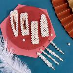 28 PCS Handmade Hair Clips Set for Women
