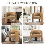 Set of 2 Modern Velvet Accent Chairs