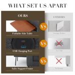 Convertible Sleeper Chair with USB and Table