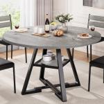 Round Dining Table for 4 - Space Saving Design