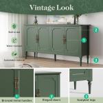 RoyalCraft Green Sideboard Buffet Cabinet with Storage