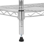 3-Shelf Adjustable Heavy Duty Steel Wire Rack