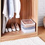 Clear Zip Organizers by Amazon Basics, Set of 3