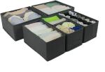 Amazon Basics Cloth Drawer Organizer Boxes - Set of 6