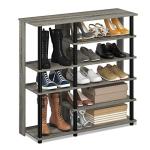 Furinno Multi Storage Shoe Rack, 6-Tier, French Oak