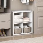 Furinno 4-Cube Open Shelf Closet Organizer