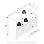 Furinno 3x2 Cube Storage Bookcase Organizer