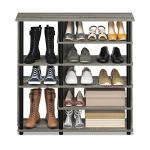 Furinno Multi Storage Shoe Rack, 6-Tier, French Oak