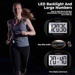 AVTREK 3D Clip-On LED Pedometer for Walking