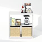 Furinno 4-Cube Open Shelf Closet Organizer