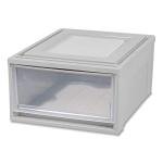 IRIS Stackable Storage Drawer, 7.75 Gallon, Gray