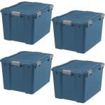 IRIS USA 74 Qt Eco-Friendly Storage Bins - 4 Pack