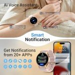 Fitpolo Women's Smart Watch with Fitness Tracker
