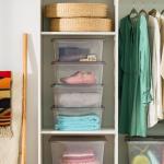 IRIS USA 8-Pack 17 Qt Clear Storage Boxes