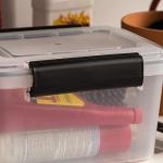 IRIS USA 6 Qt WeatherPro Storage Bins Set