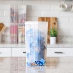 IRIS USA 6 Pack Vertical Storage Bins with Lids