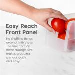 IRIS USA Clear Stackable Storage Bins - 8 Pack