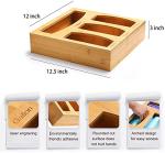 Bamboo Food Bag Storage Organizer for Drawers