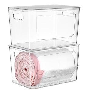 Vtopmart Stackable Trash Bag Holder - 2 Pack