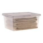 IRIS USA 8-Pack 17 Qt Clear Storage Boxes