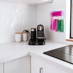 Aphbrada Acrylic Kitchen Drawer Bag Organizer