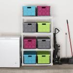 Glad 48L Collapsible Storage Bin with Lid