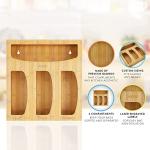 Bamboo Food Bag Storage Organizer for Drawers