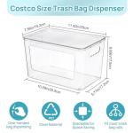 Vtopmart Stackable Trash Bag Holder - 2 Pack