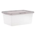 IRIS USA 8-Pack 17 Qt Clear Storage Boxes