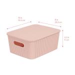 Glad Stackable Storage Baskets with Lids - Set of 6