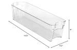 Glad Clear Stackable Fridge Organizer Bin 14.5”