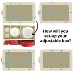 HappiBox Kitchen Food Storage Organizer Container
