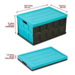 Glad 48L Collapsible Storage Bin with Lid