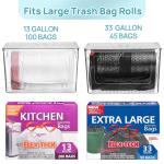 Vtopmart Stackable Trash Bag Holder - 2 Pack