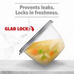 Glad Food Storage Containers with Lids, 25 Oz, 5-Pack
