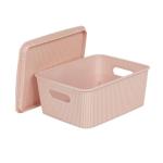 Glad Stackable Storage Baskets with Lids - Set of 6