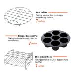 9-Piece Air Fryer Accessories for 3.7QT-5.8QT Models