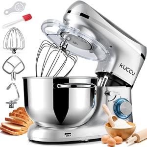KUCCU 6.5 Qt Stand Mixer with Stainless Steel Bowl