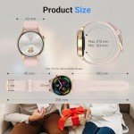 Fitpolo Women's Smart Watch with Fitness Tracker