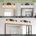 Unicozin Modern 4-Light Vanity Light Fixture
