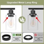 Unicozin Modern 4-Light Vanity Light Fixture