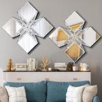 Crushed Diamond Decorative Wall Mirror 22.25