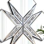 Crushed Diamond Decorative Wall Mirror 22.25