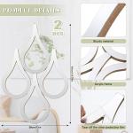 Weysat Teardrop Wall Mirror - 2 Pieces Set