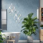 Weysat Teardrop Wall Mirror - 2 Pieces Set